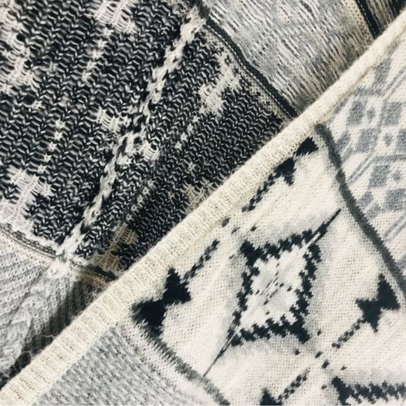 AEROPOSTALE Boho Open Front Knit Southwestern Cardigan Sweater Size XL - Picture 7 of 9